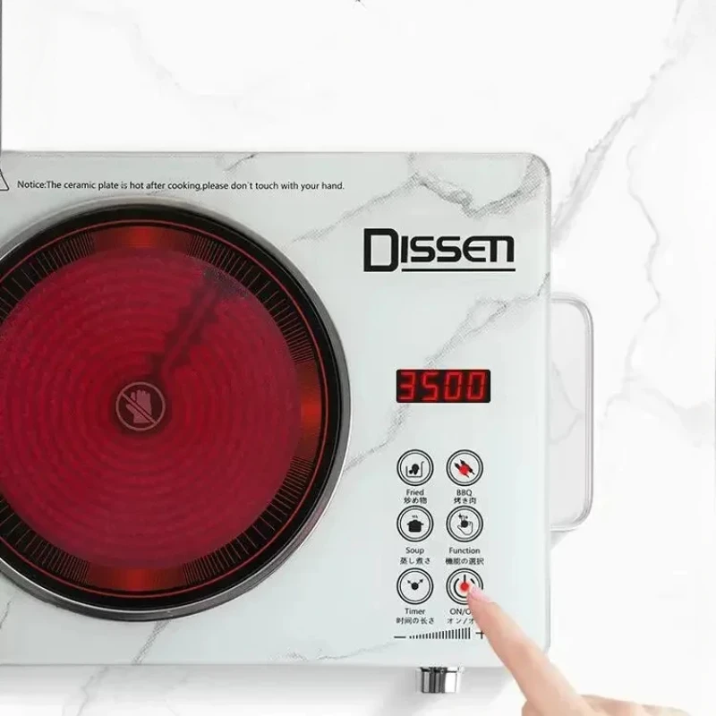 Réchaud électrique en céramique haute puissance, cuiseur à thé multifonction pour usage domestique, réchaud à chaleur rapide, conception économe en énergie, nouveau