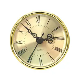 Clock Insert Mechanism Repair Replacement Round Movement Classic Miniature Clock DIY Mini Classic Clock Fit up for Living Room