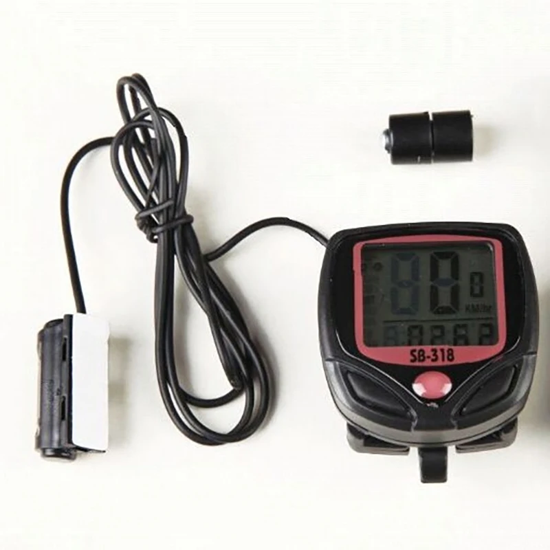 +1Pc Bicycle Computer, Bicycle Pulse Speed Indicator/speedometer, Mountain Bike Computer, 15 Functions