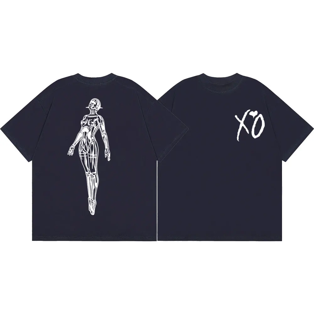 Rapper The Weeknd Merch T-Shirt für Männer und Frauen, Kleidung, Mode, Hip-Hop, kurzärmelig, Sommer, lässig, locker, T-Shirts aus 100 % Baumwolle – Detail 6