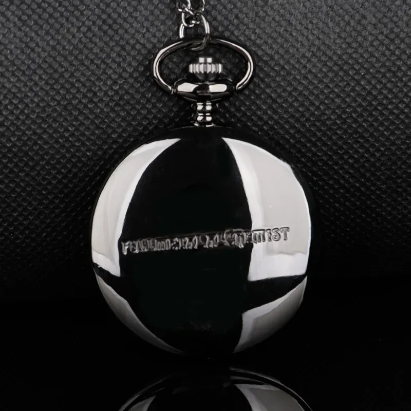 Full Metal Alchemist Steampunk Pocket Watch Antique Vintage Quartz Chain Clock Pendant Jewelry Timepiece Gift for Women Men