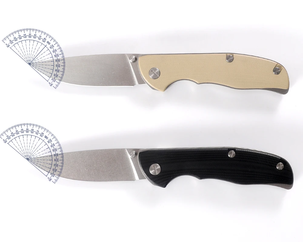 Imagem -02 - Nove Thorn-d2 Steel Blade Folding Pocket Knife G10 Handle Edc Tool Facas para Camping ao ar Livre Caminhadas