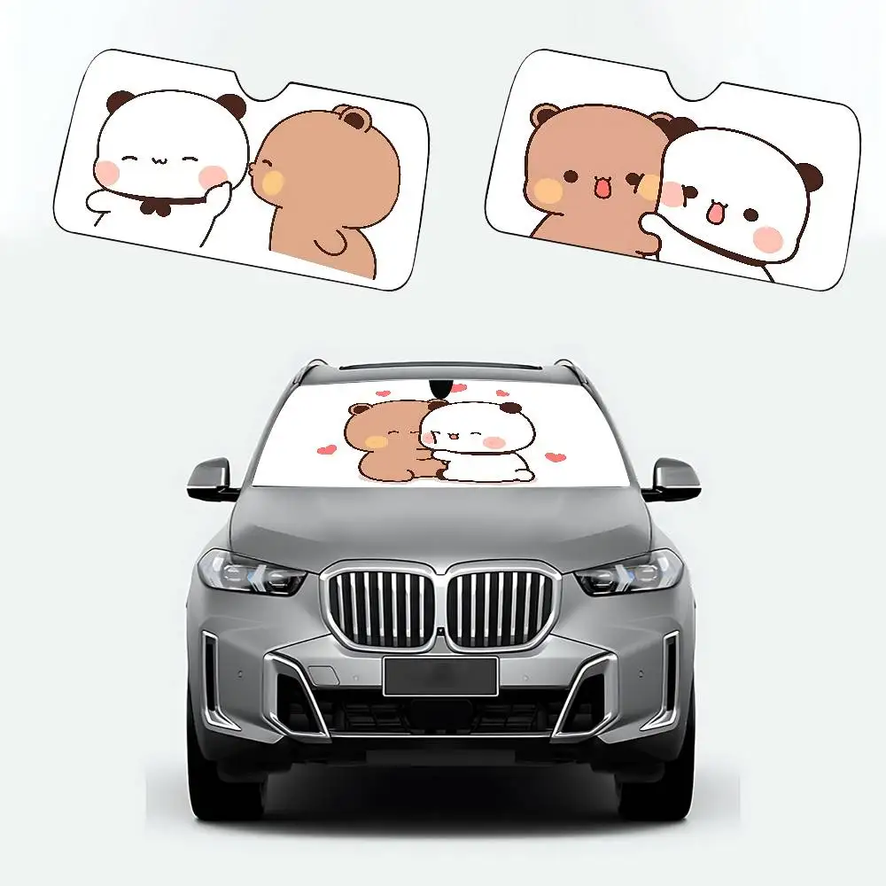 Cute B-Bubu-dudu Car SunShade Car Sunshade Covers Cover Universal Windscreen Folding Visor