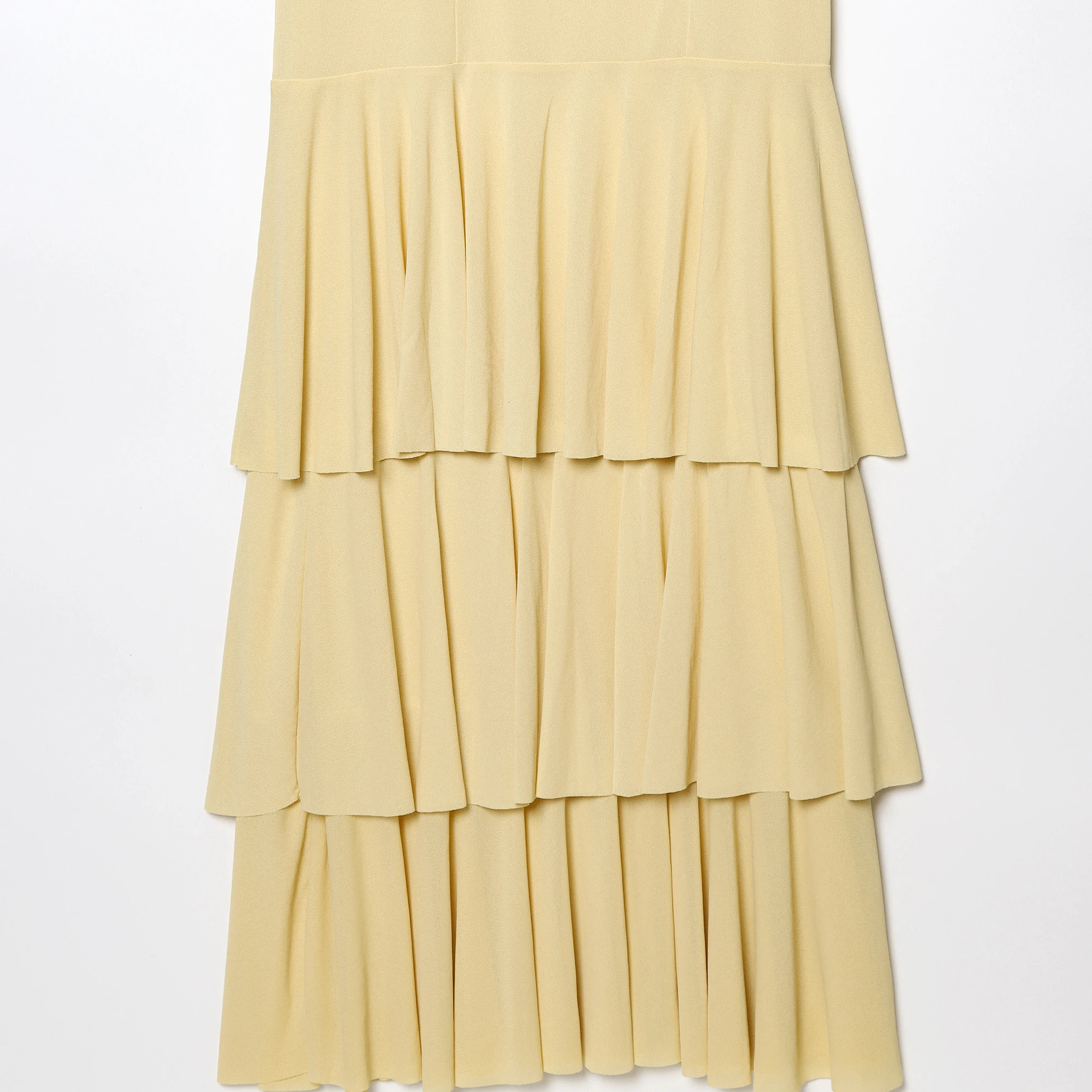 Vestido Midi Deco em Camadas Estiloso JNLEAOG, Vestido de Verão F com Estampa de Poá, Decote em V e Sem Mangas