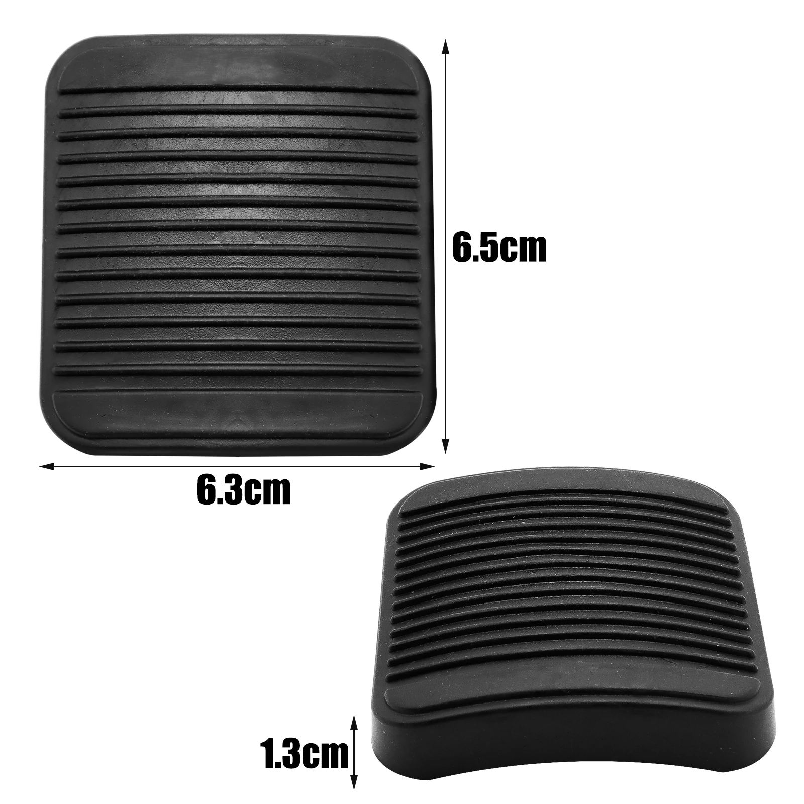 2x For Jeep Wrangler YJ TJ 1986-05 Cherokee XJ Clutch Brake Pedal Pad Rubber Cover Protection Kit Accessories 52002750 16753.03