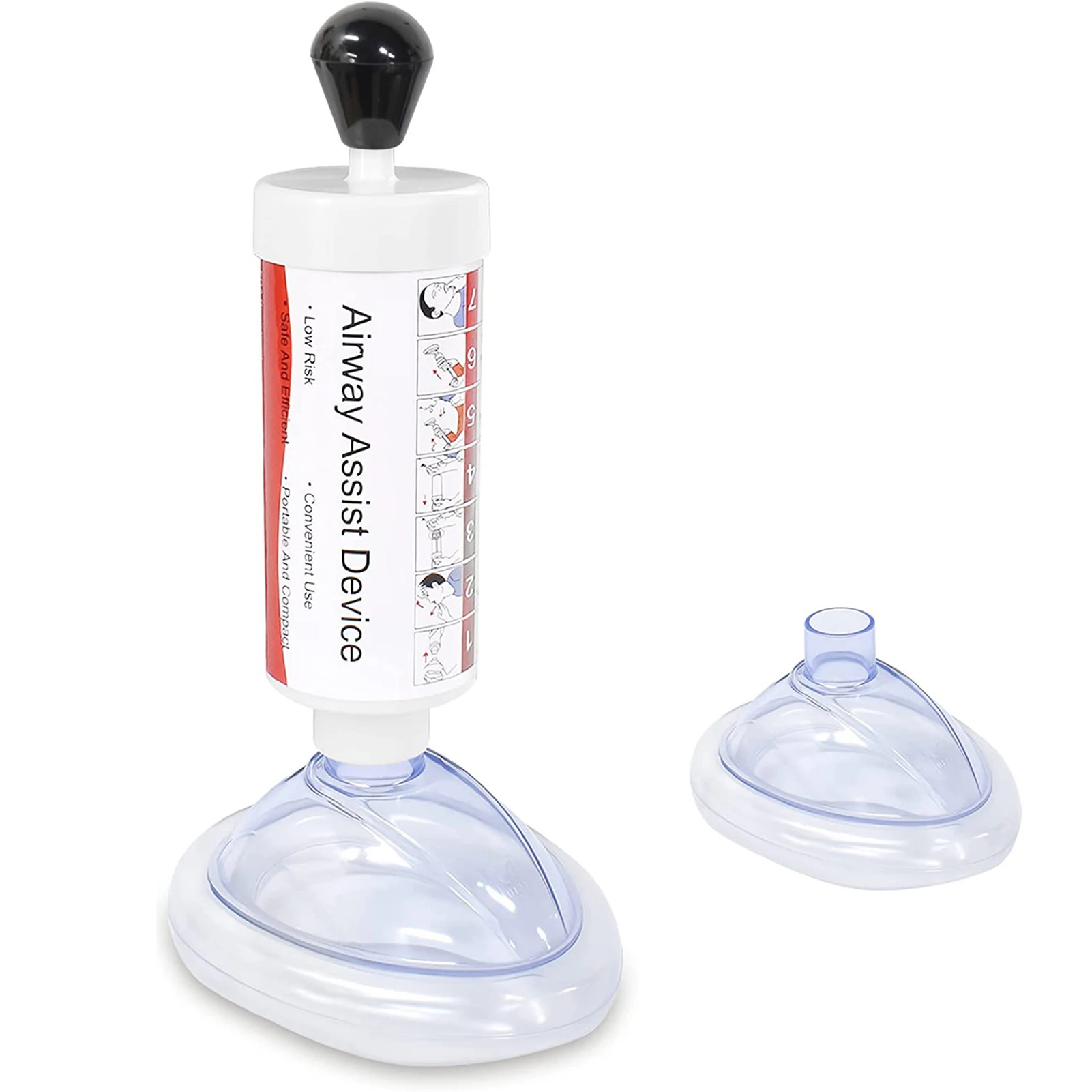 Aparelho de assistência Airway Anti Asfixia portátil para crianças e adultos, emergência estrangulamento ferramenta, kit de primeiros socorros, salva-vidas