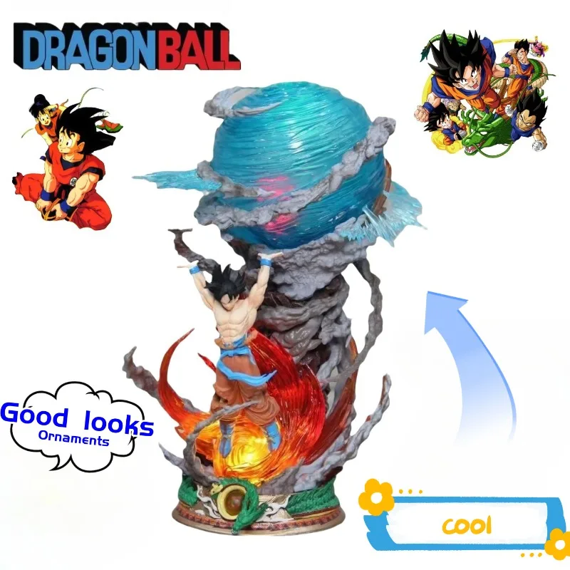 

Новый Жемчуг Дракона Сон Гоку, мультяшная милая игрушечная фигурка, настольная игрушка для мальчика, высококачественный светящийся ночник, орнамент, изысканный праздничный подарок