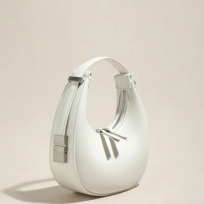 bolsos para mujeres tendencia 2024 Korean version of crescent bag trend half moon saddle shoulder underarm bag