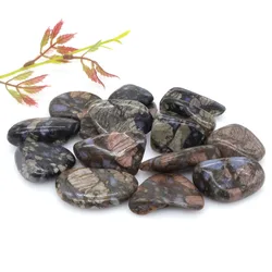 Tumbled Stone Natural Gems Rhyolite Reiki Healing Crystal Energy Specimen Irregular Stone Rock Bulk Home Aquarium Decoration