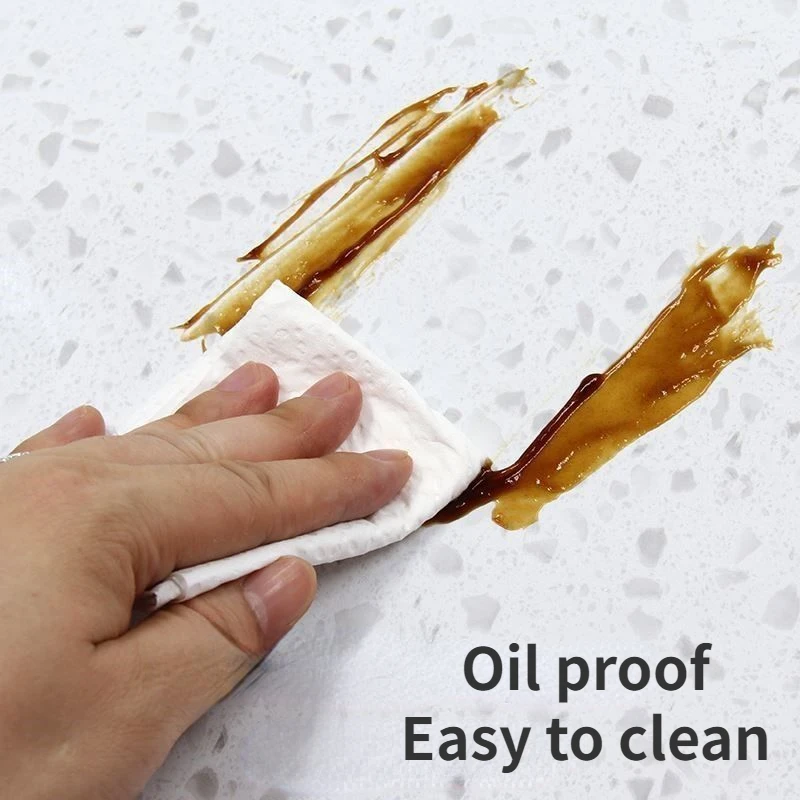 60CM Kitchen Oil-proof Sticker High Temperature Resistance Waterproof Self-adhesive Wall Stickers Wall Decor Kitchen Wallpaper