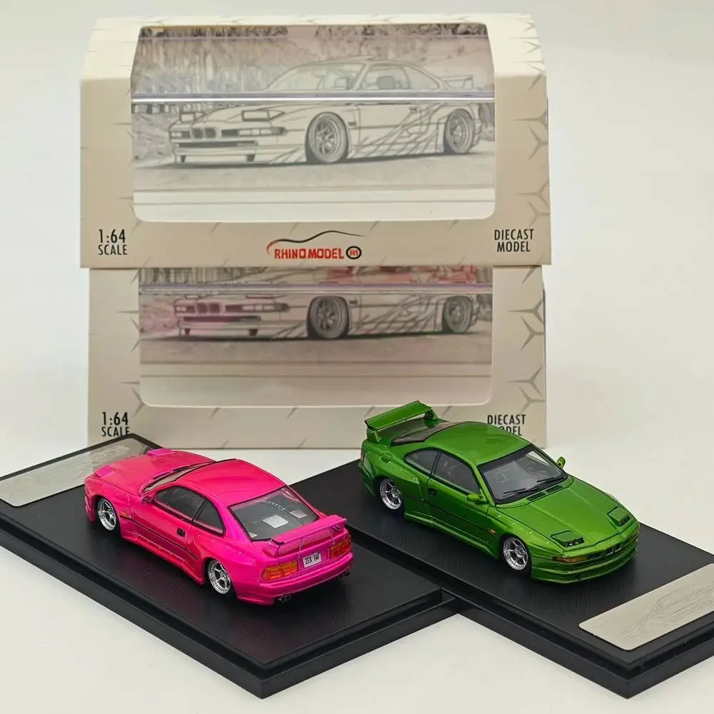 Rhino Model RM 1:64 for 850CSi E31 Coupe WideBody Sport Model Diecast Metal Car Collection Auto Toys Gift