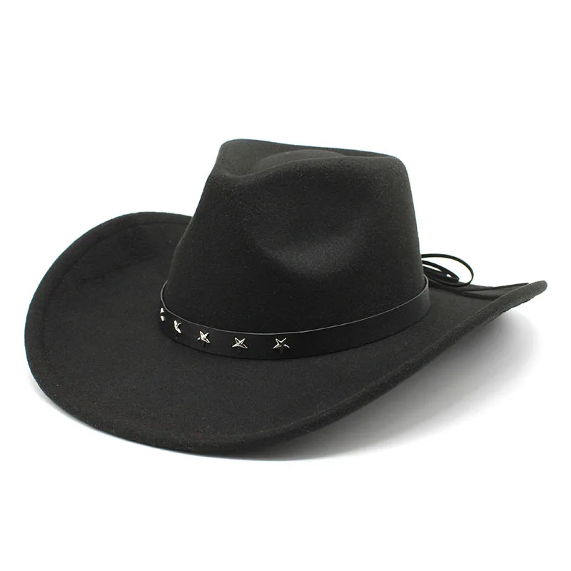 

Luxury cowboy hat Women hat jazz cowgirl elegant men's fedora british top hat designer free shipping western accessories country