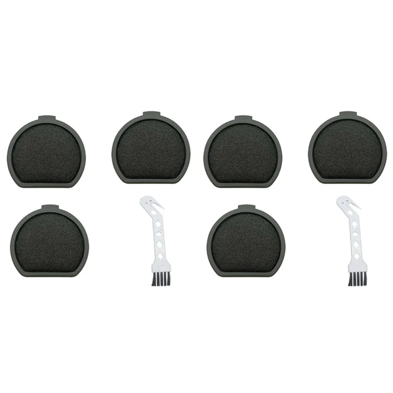 BAAN-8Pack فرشاة وفلتر ما قبل المحرك قابل للغسل لملحقات أجزاء المكنسة الكهربائية AEG إلكترولوكس QX9-1-50IB ASKQX9