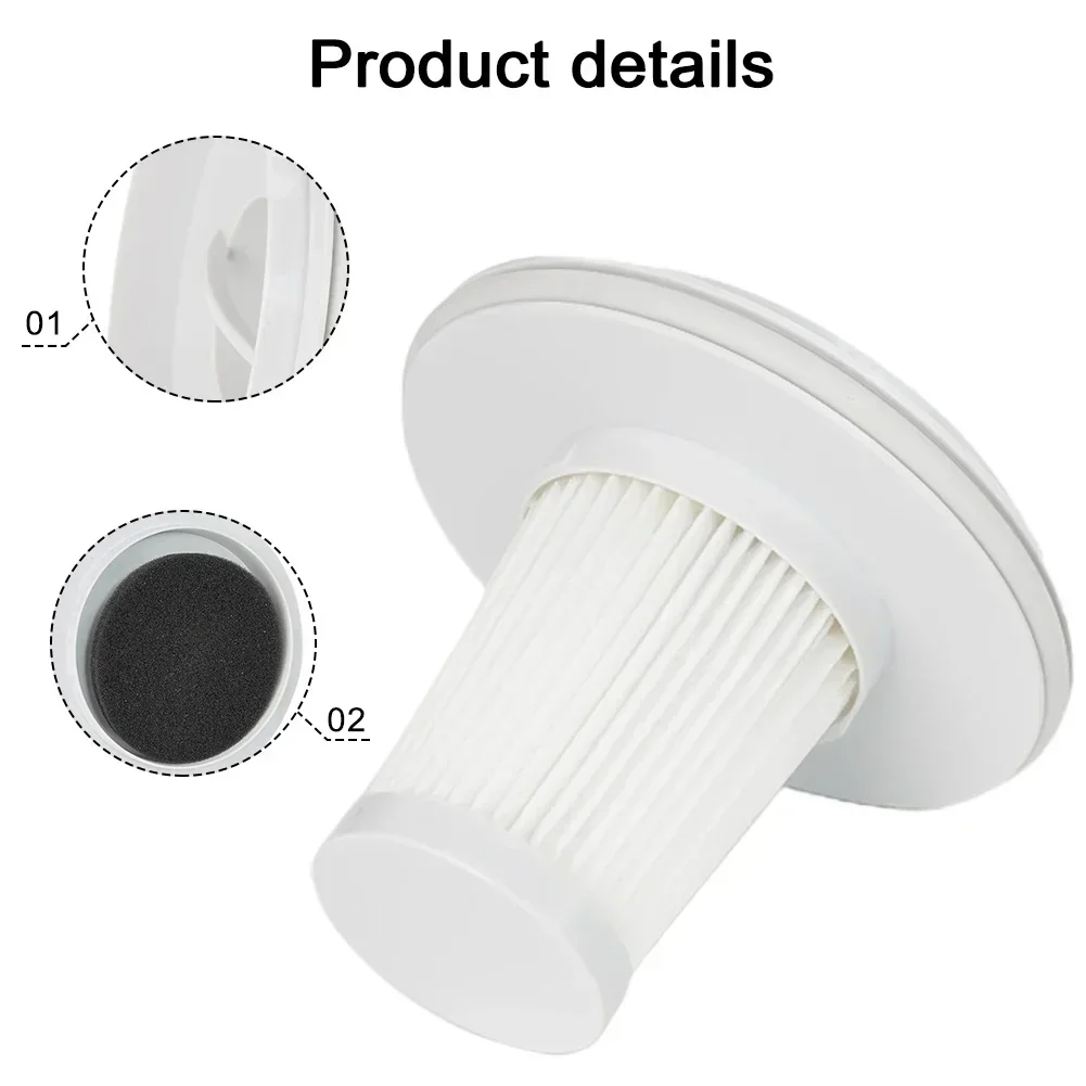 2pcs Filter For Mijia MJCMY01DY Mite Eliminator Vacuum Cleaner Spare Parts Household Cleaning Replacement Accessories