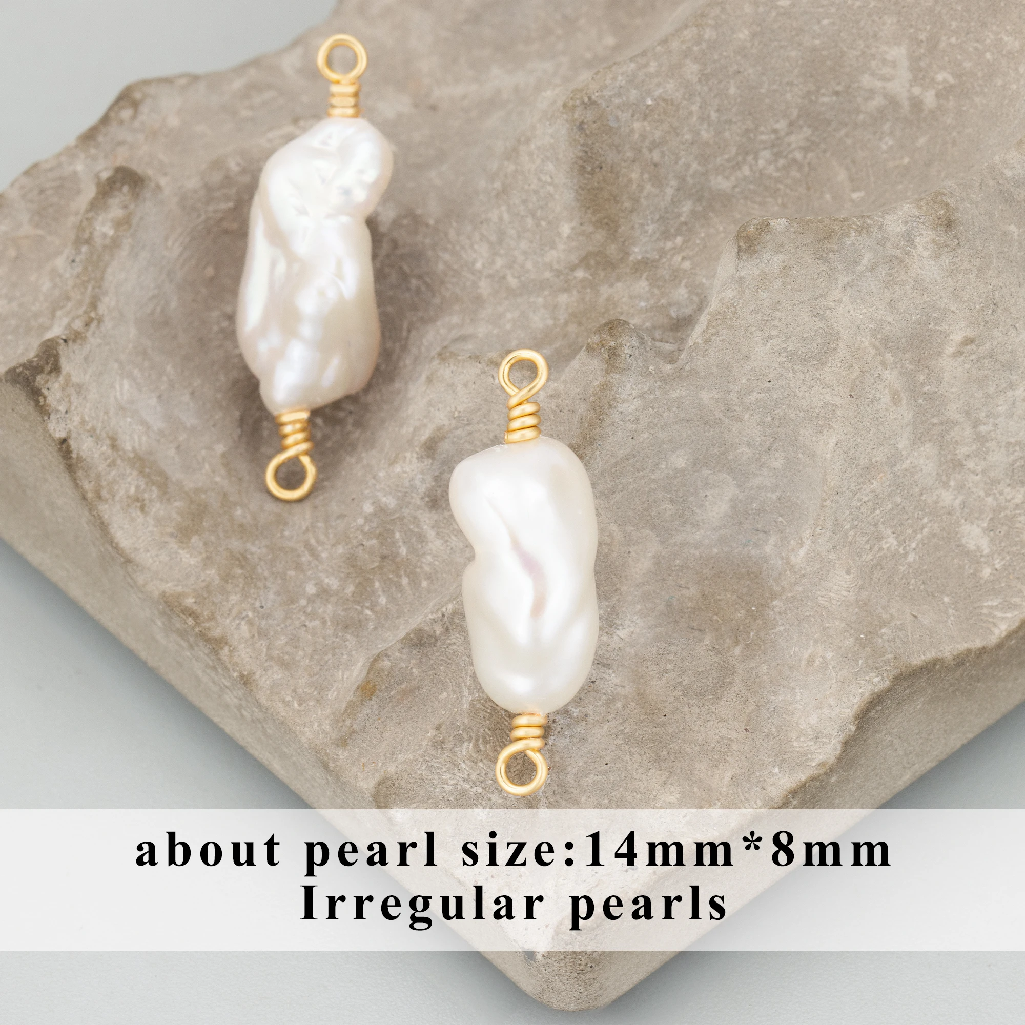 GUFEATHER,2pcs/lot,MH69,jewelry accessories,18k gold plated,copper,natural pearl,decorative supplies,diy pendants,jewelry making