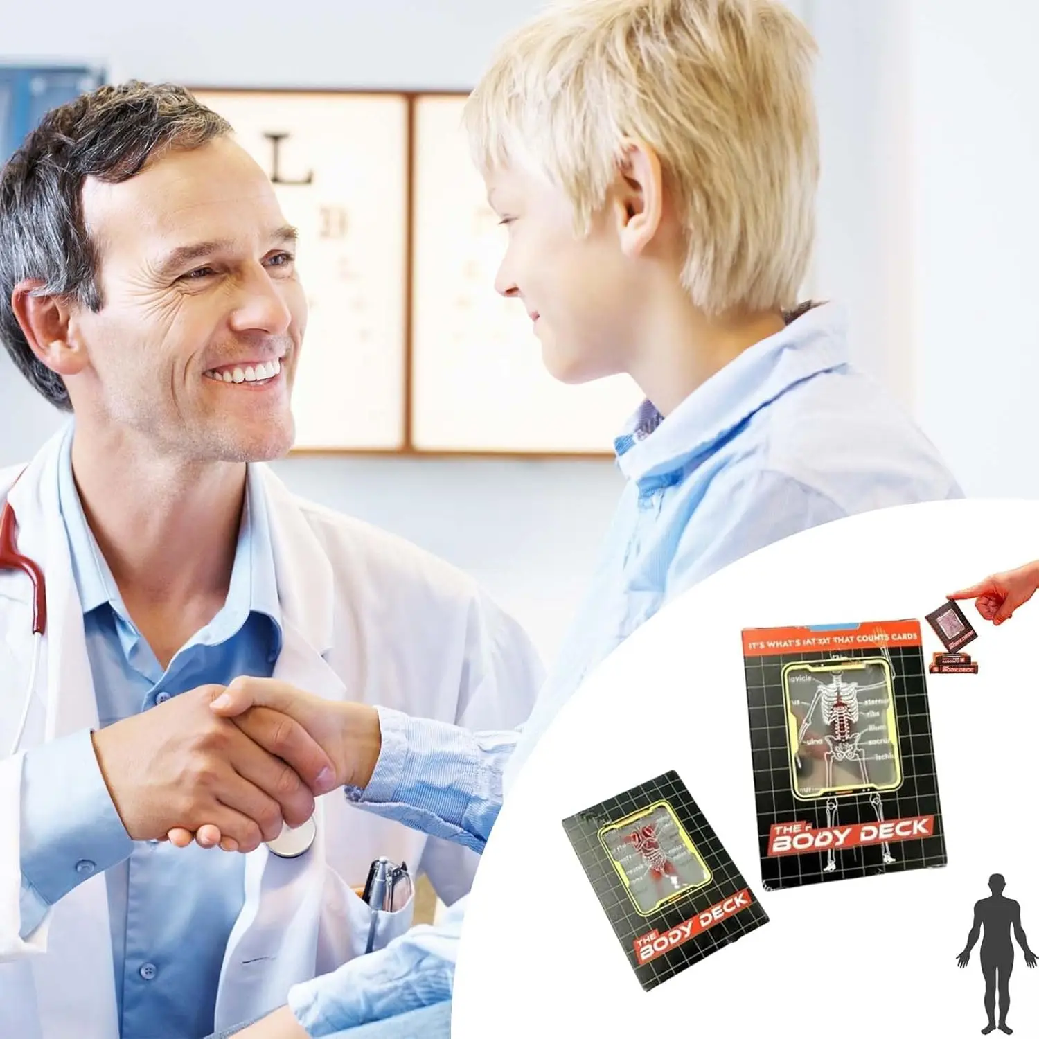 

The Body Deck Unique Transparent 3D Image Of The Human Anatomy Playing Cards Waterproof Plastic Clear Playing Cards Home Gift