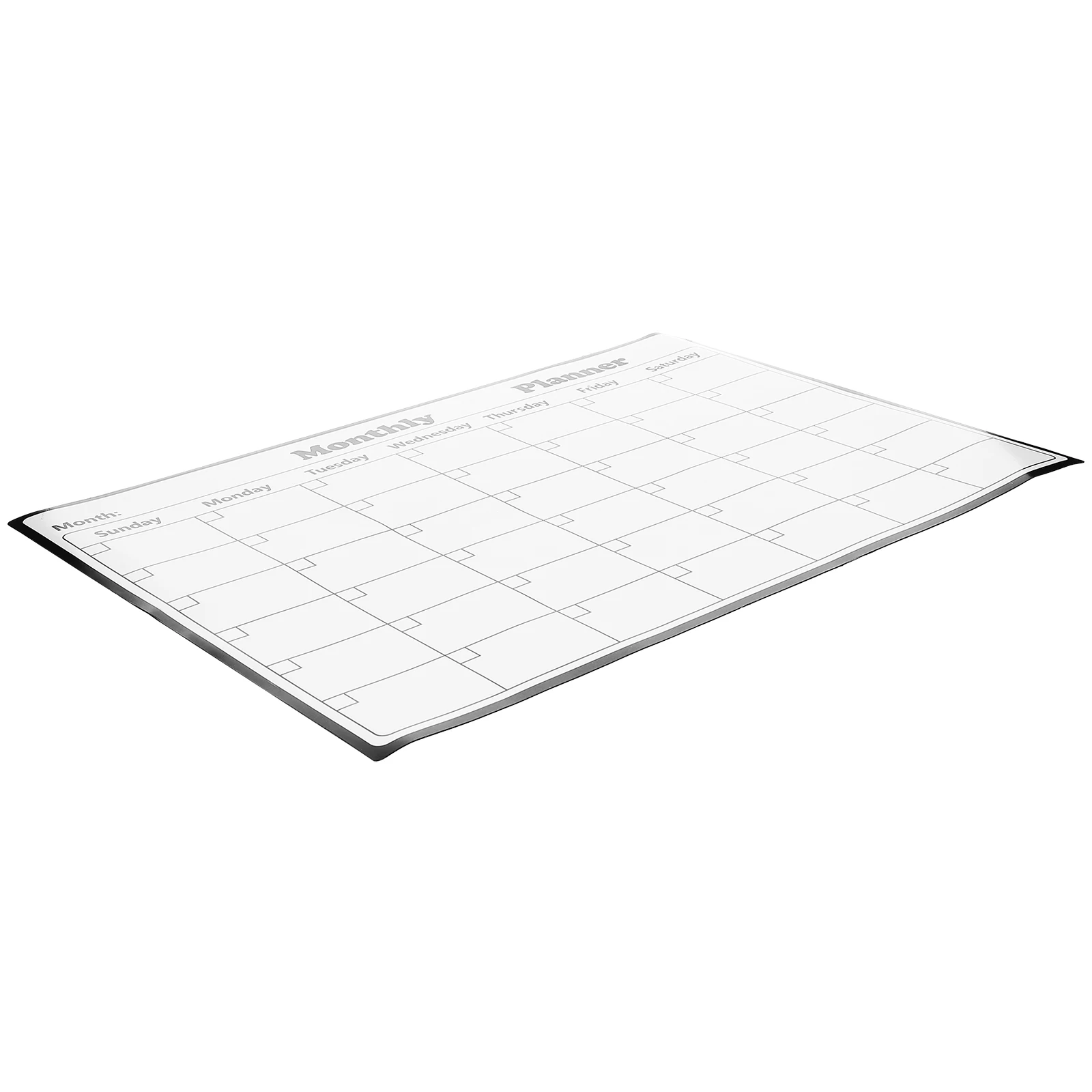 

Magnetic Dry Erase Whiteboard Planner For Locker Metal Cabinet Large Scratch-Free Reusable Board Fridge Planner White