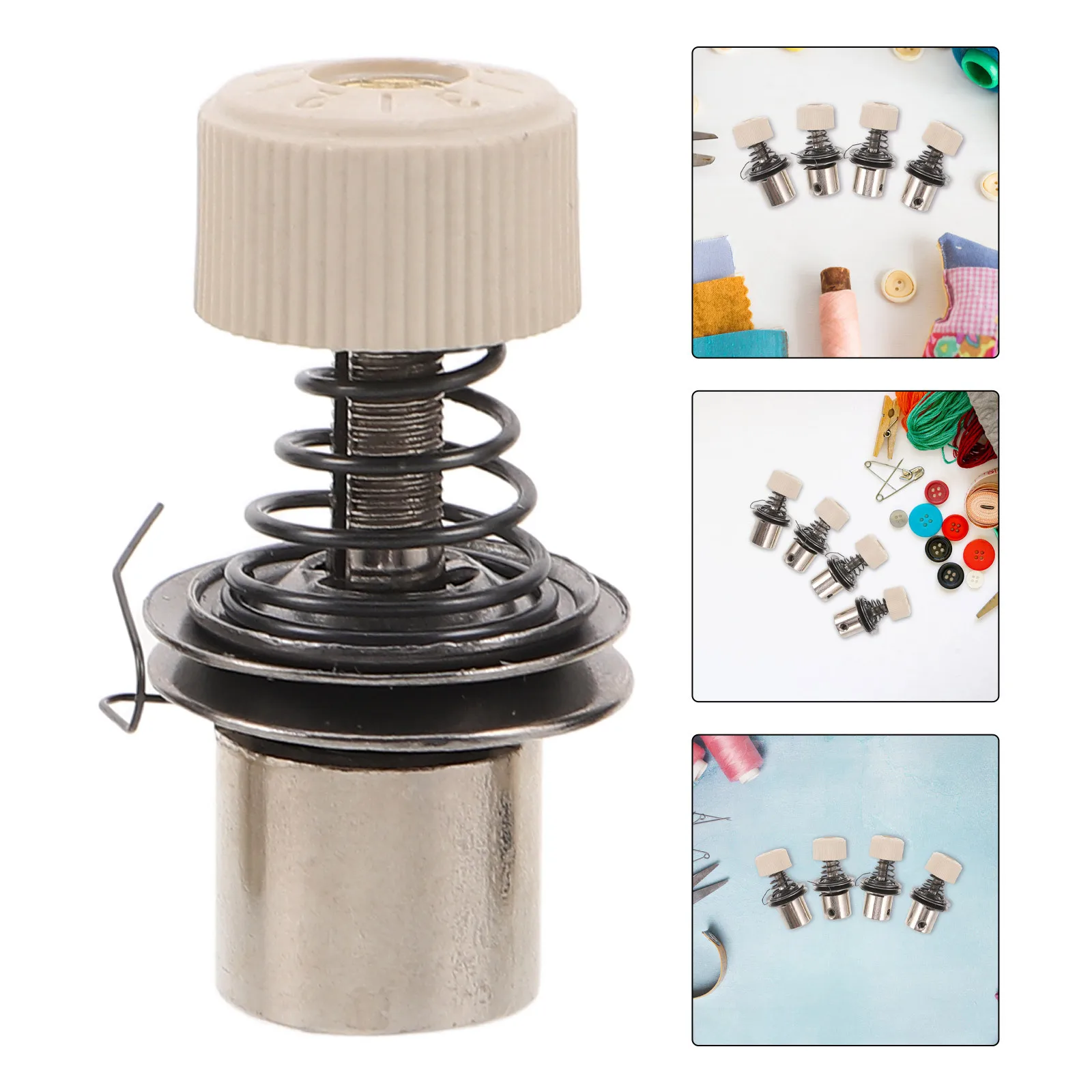 

12Pcs Sewing Machine Parts Thread Tension Regulator Metal Clips Thread Clamp Assembly for Flat Bed Sewing Accessories