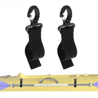 New 2 Pack Kayak Paddles Clips Webbing Holder Kayak Paddle Holder Paddle Clip for Inflatable Boat Paddles SUP Paddle Board