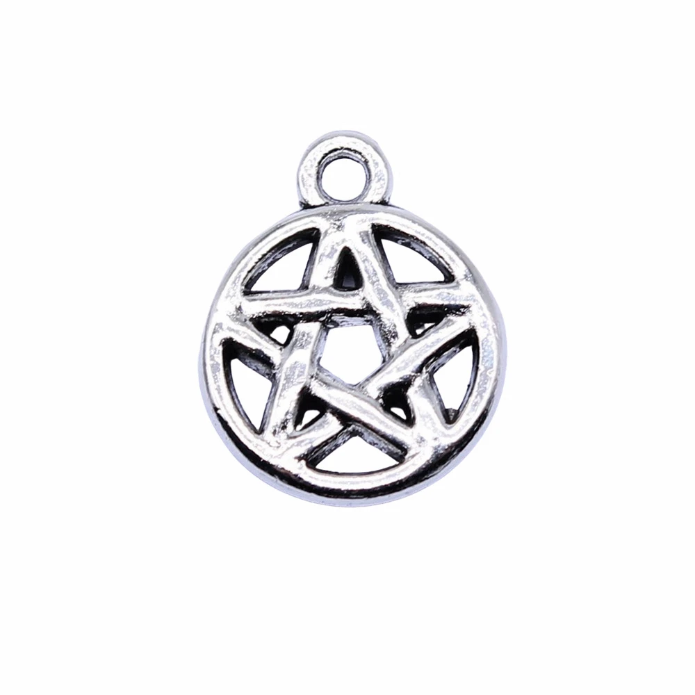 Nail Charms Pentagram Charms Jewelry Making 16x12mm 20pcs