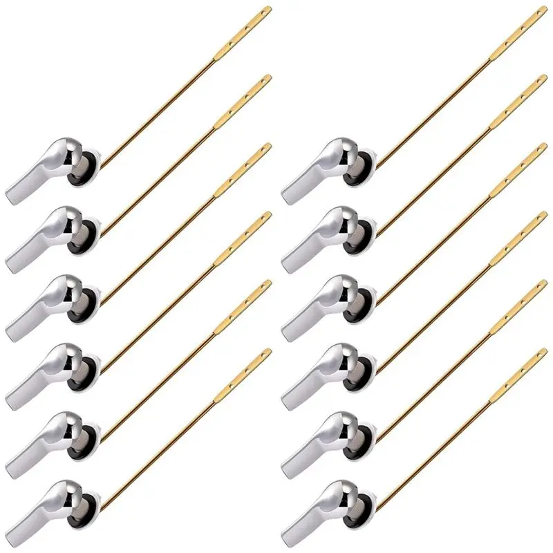 

AEE8-Toilet Handle Lever Flush Replacement Brass Universal Flush Lever Finish Handle For Most Front Mount Toilets