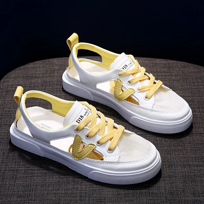 

Women' Sandals New Korean Fish-mouth Sandals Metal Decorative Transparent Women's Shoes Large Zapatos Para Mujer