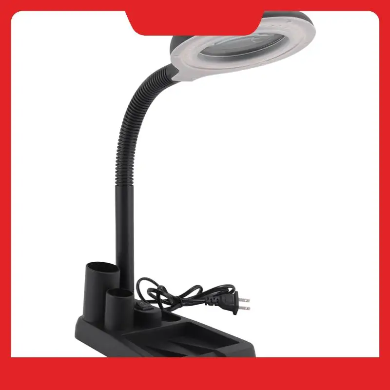 

A32HOT-LED Magnifying Lamp 5X 10X Magnifier With Light Table And Desk Lamp Floor Stand Adjustable Magnifying Magnifier Glass For