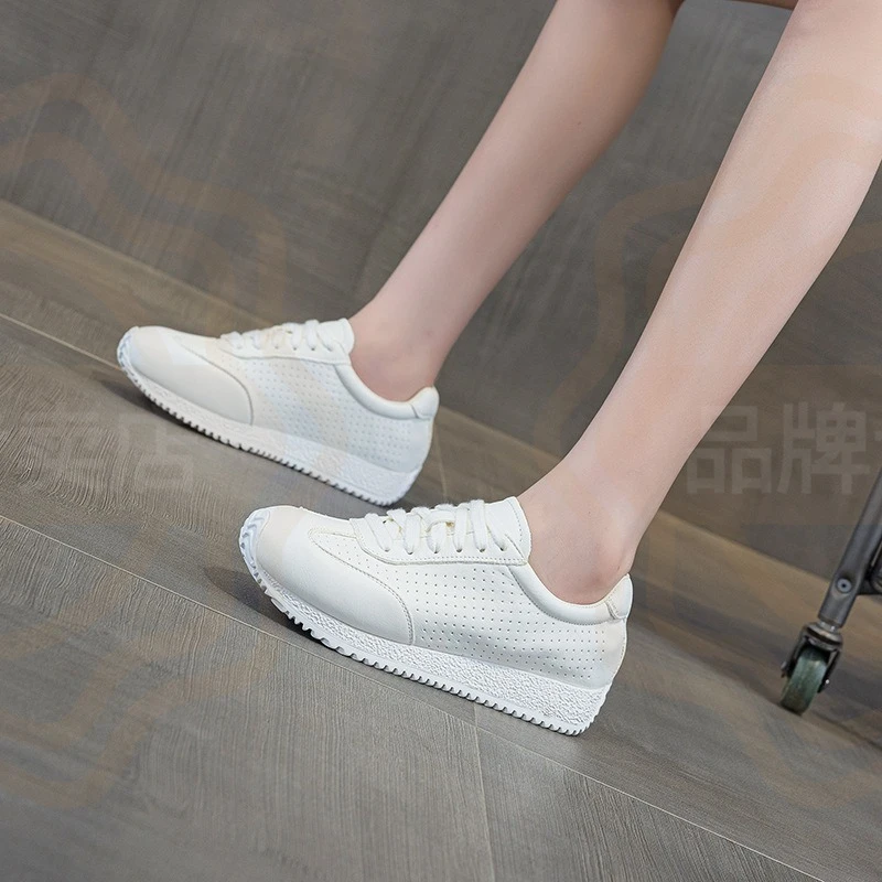 Fashion Women's Shoes Minimalist Round Toe Chunky Sneakers for Woman Comfort Vacation Casual Shoes Designer Shoes Tenis De Mujer
