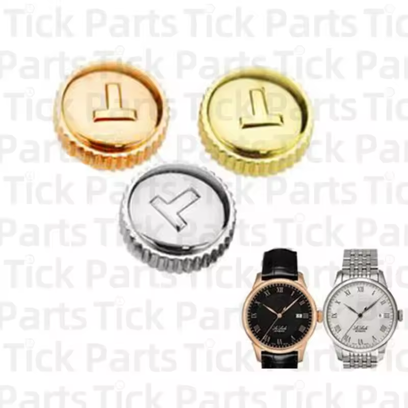 Nuovo per T41/T006/1853 Corona per orologio a cupola Corona in acciaio inossidabile impermeabile T41