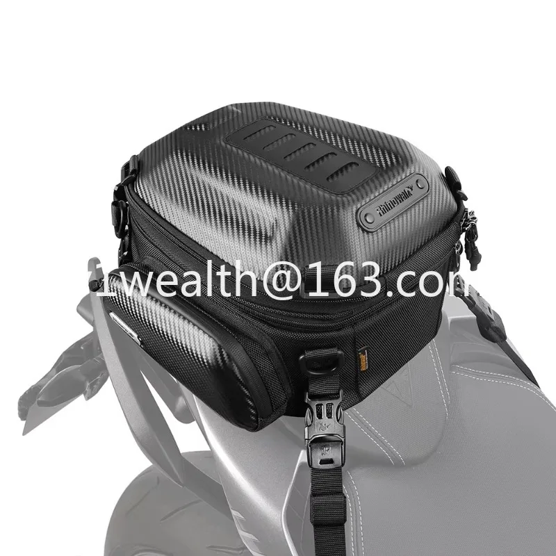 

12-18L expandable bicycle saddle tail seat travel bag hard shell scooter motorcycle tail bag
