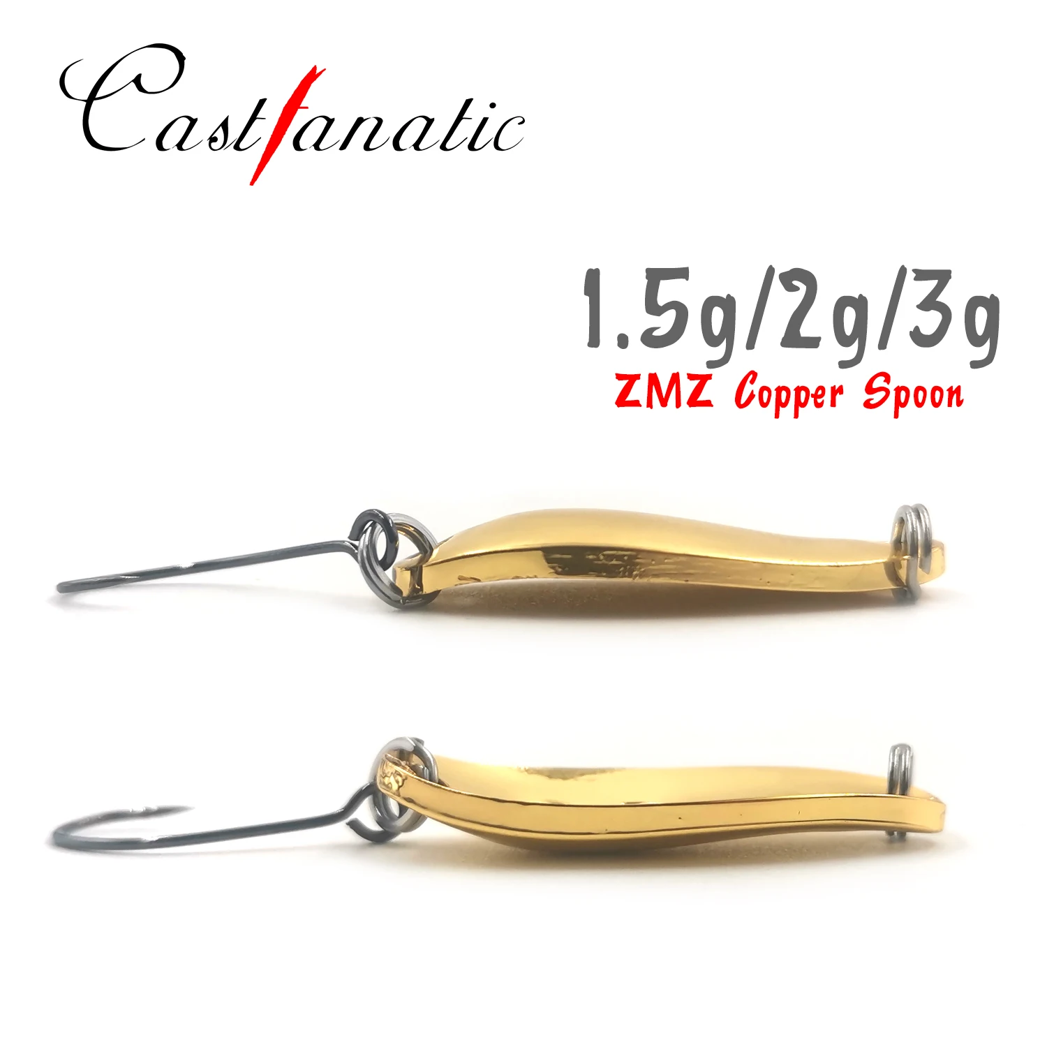 CASTFANATIC ZMZ cuchara cobre para trucha y perca - imagen 5