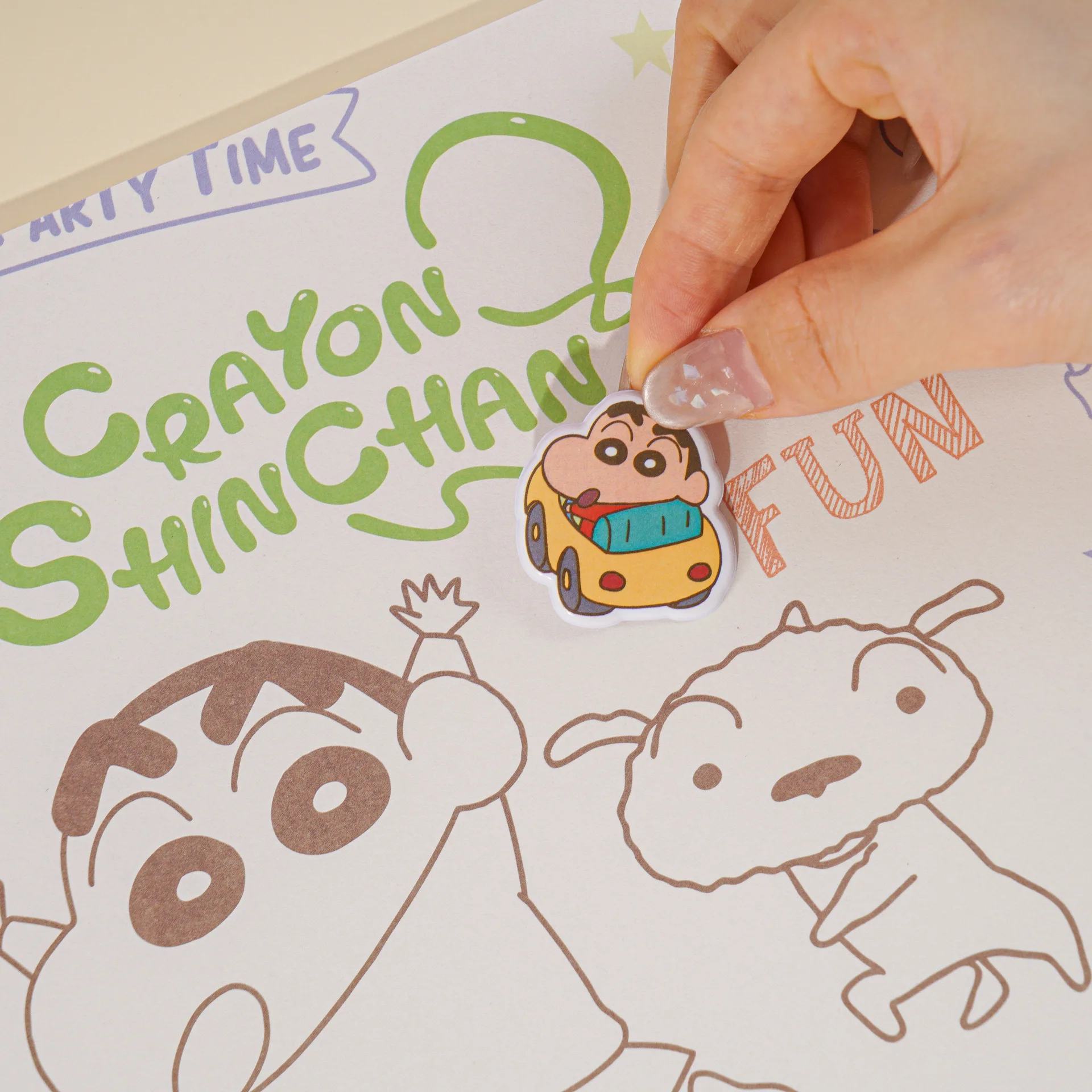 Genuinely Authorized Joytop Crayon Shin-chan Cartoon Fun Bubble Stickers