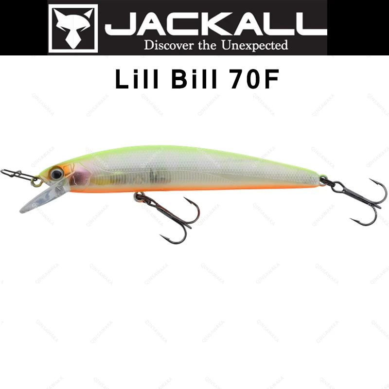 

JAPAN JACKALL LILI BILL 70F Floating Lure Fresh Top Water Cast Wide DOG Walk Dog Rattle Long Flight Distance Fit All Fields