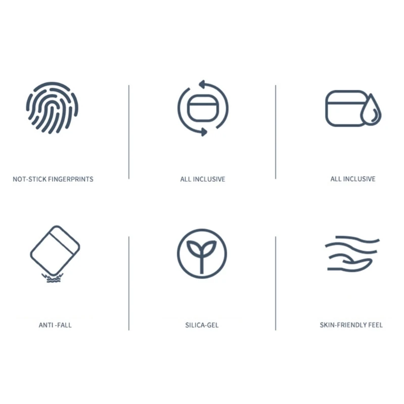 متوافق مع غطاء سماعة الأذن QCY مقاوم للصدمات ومضاد للخدش وغطاء إطار قابل للغسل ومقاوم للغبار