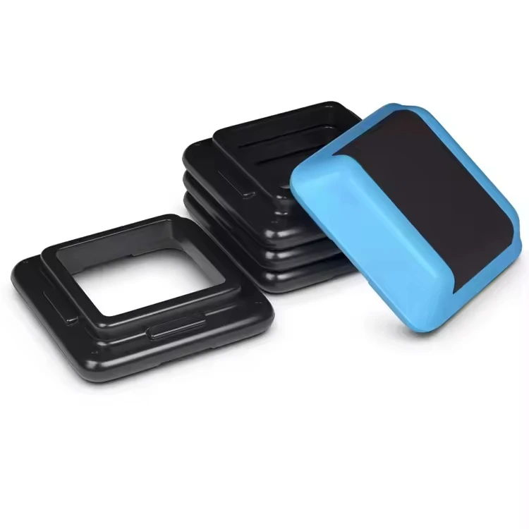 منصة هوائية عالية الخطوة قابلة للتعديل مع 4 ناهضات سطح مطاطي غير قابل للانزلاق لتدريبات اللياقة البدنية منصة خطوة للتمرين #2