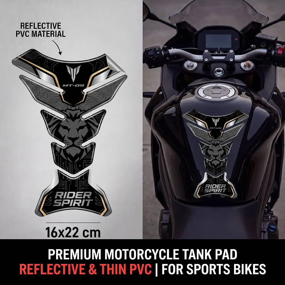 

FOR YAMAHA Motorcycle PVC Tank Pad Tank Cap Protector Racing Sticker Universal