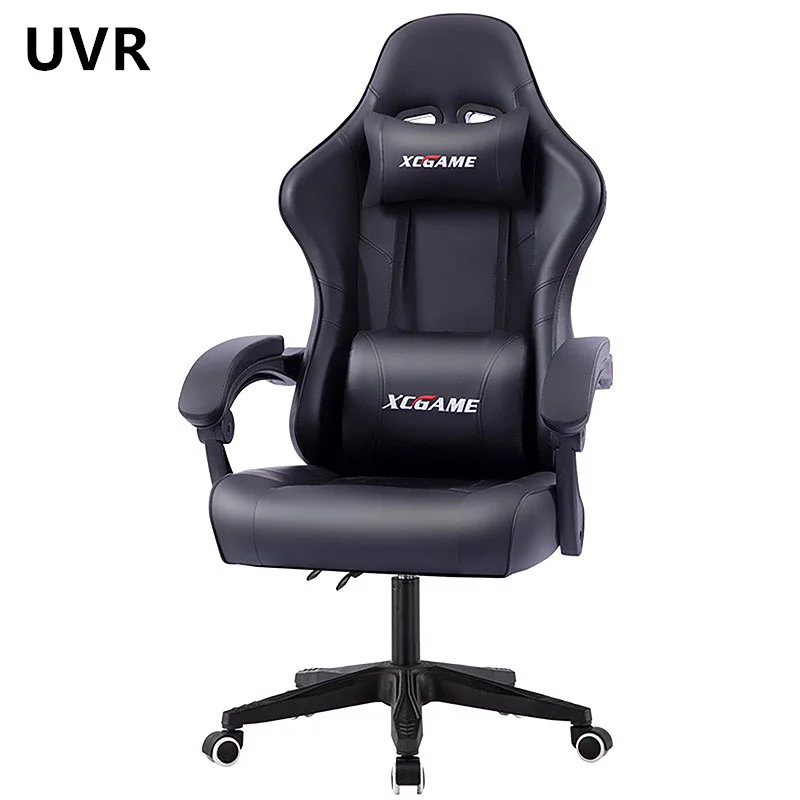 

UVR Ergonomic Computer Chair LOL Internet Cafe Racing Chair Adjustable Swivel With Footrest Can Lie Down Office Chair