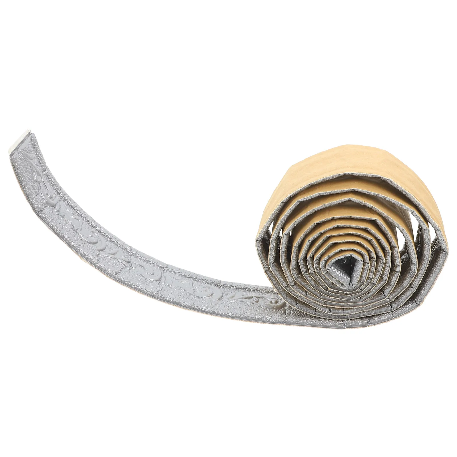 รอบเอวบรอบเพดาน Moulding Trim โฟม Moulding ยืดหยุ่นวอลล์เปเปอร์ขอบตกแต่งสําหรับกระจกเทป Mouldings กาว
