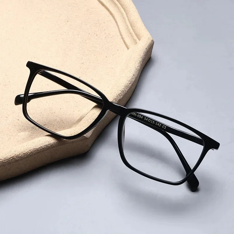 Trendy Ultra Light Acetate Glasses Frame 094 Colorful Transparent Multi-Color Gradient Eyewear for Prescription Myopia Lenses
