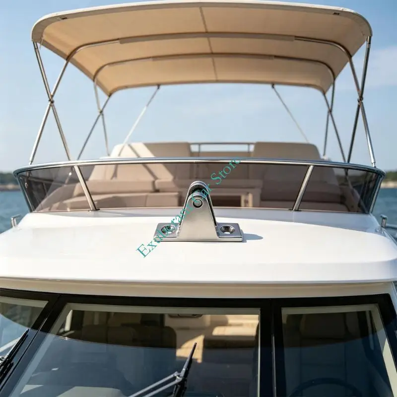 Boat Top Deck Hinge Stainless Steel Fitting Deck Hardware Marine Grade Boat Hinges with Mounting Screw Yacht Accessories