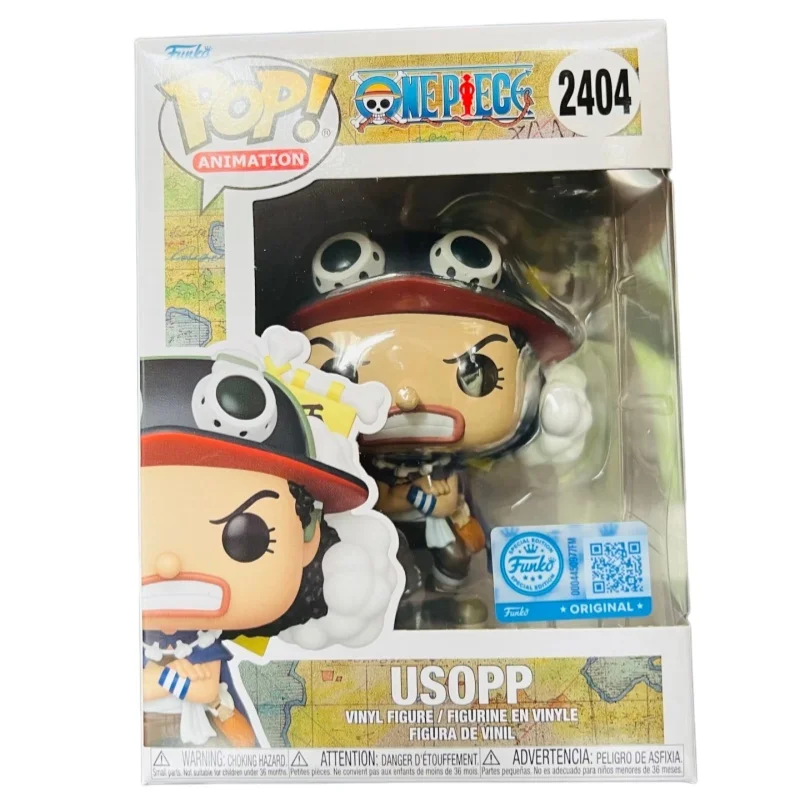 Funko Pop! One Piece Usopp #2404 Action Vinyl Figure Doll Decoration Official Genuine Collection Limited Edition Model Toys Gift