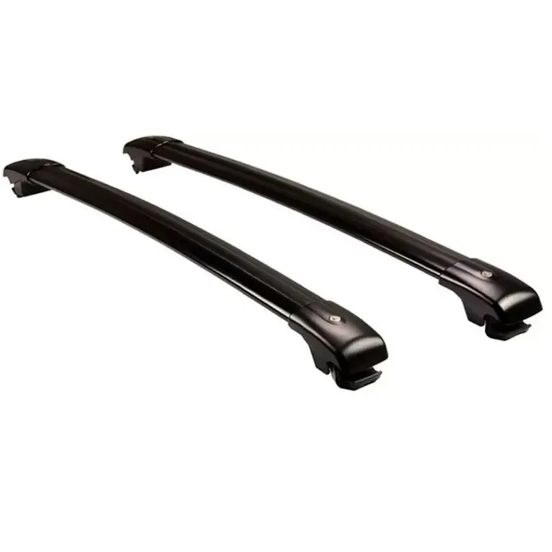 High Quality Aluminum Lockable Roof Rack Bars Black Heavy Duty Auto Roof Rails Auto Exterior Accessories