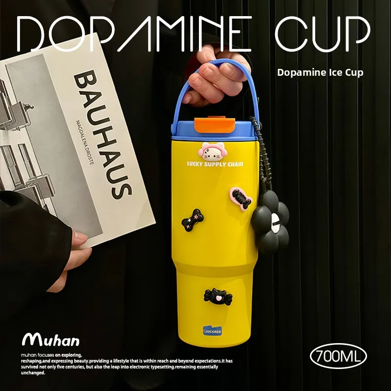 

Портативная изолированная бутылка для воды с высоким эстетическим значением для офиса, дам, студентов, детей, активного отдыха, подарки на день рождения