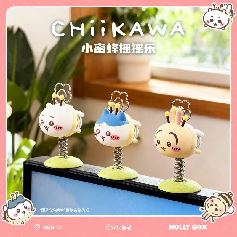 Милая оригинальная 3D-модель-игрушка Chiikawa Little Bee Hachiware в стиле Usagi Memo, украшение для автомобиля, подарок для девочки, декор для рабочего стола