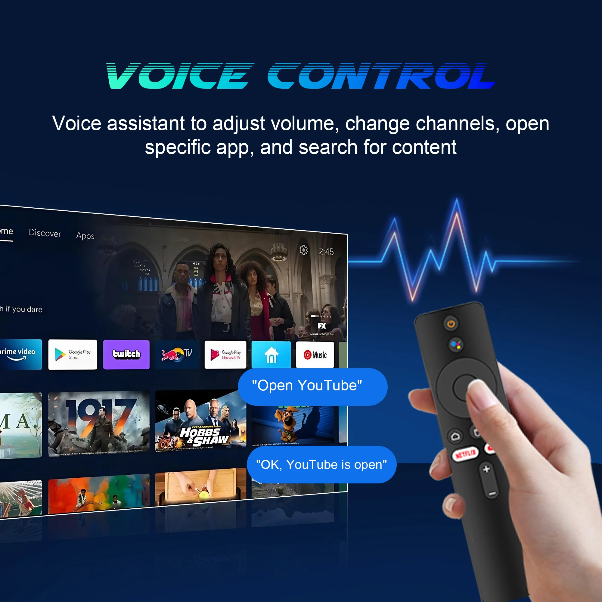 TVR3+ RK3518 Mini TV Stick Android 14 Quad Core Smart TV Box 2GB 16GB 8GB Wifi6 BT5.0 4K@60fps HD Google Voice Media Player