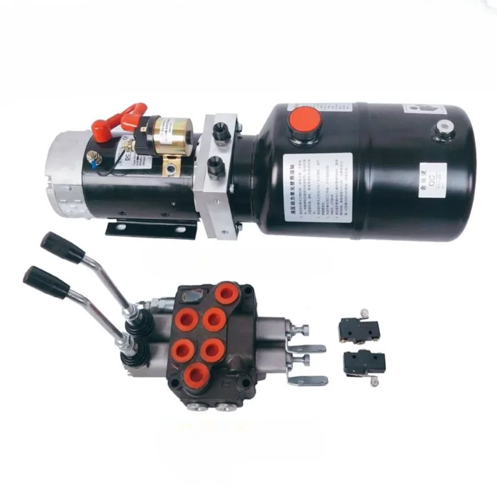 48V 60V 72V Noiseless Motor Oil Pump Single Modified Electric Forklift Lift Lift Car Cylinder Distributor