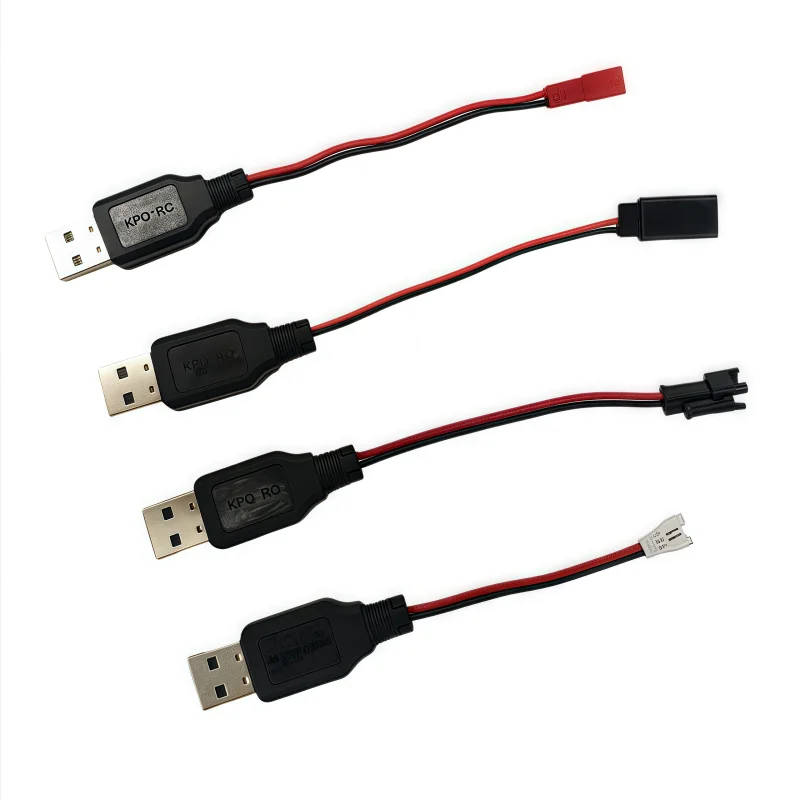 

Зарядное устройство USB для полимерных литиевых аккумуляторов 3.7V для дронов/SM/JST/Futaba/авиамоделей