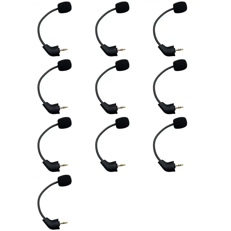 Microfone AS62 10X de substituição de 3,5 mm para fones de ouvido Kingston HyperX Cloud II para jogos