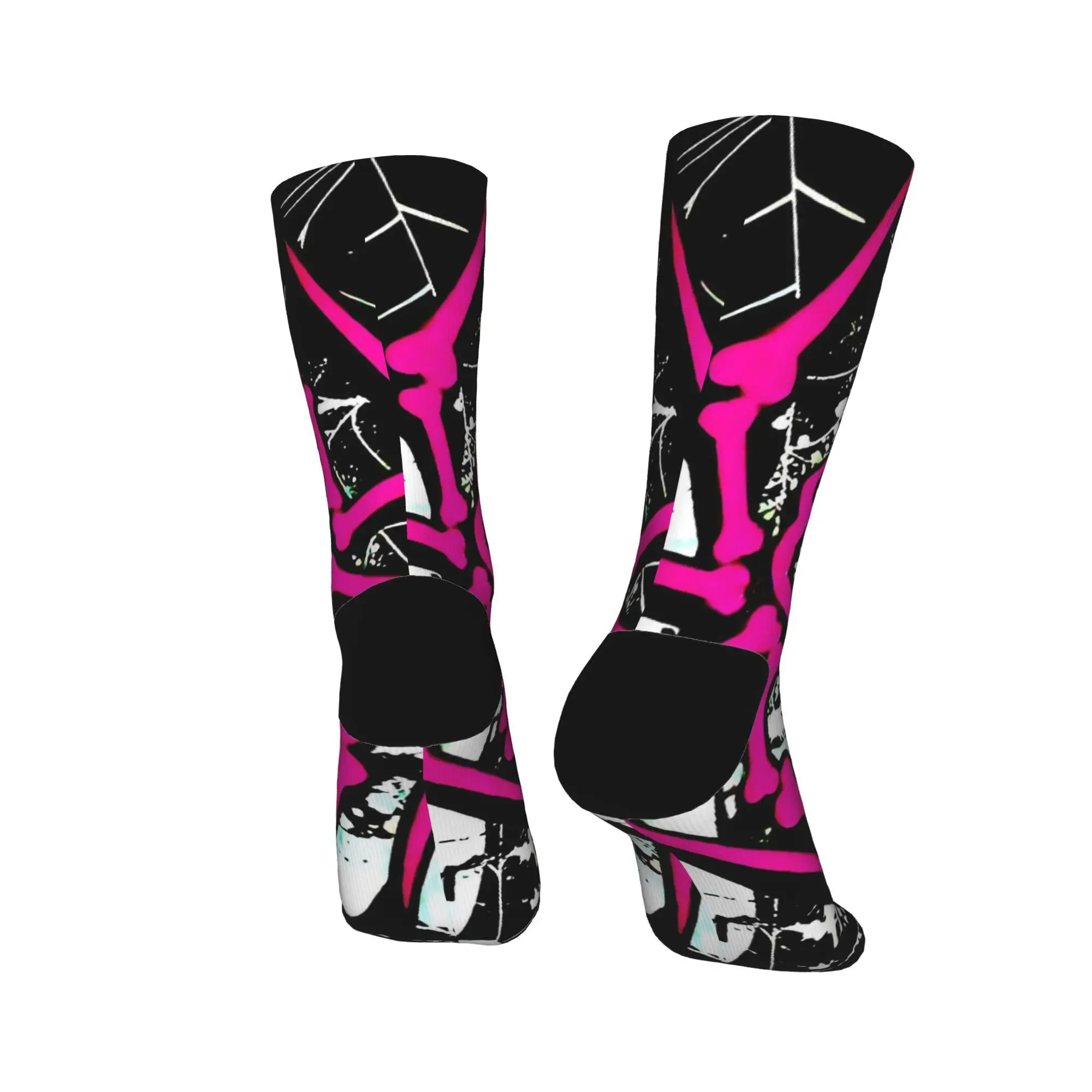 AJ Lee Wrestling Divas Calzini Calze grafiche Calzini da uomo anti-sudore Calzini da corsa invernali morbidi e traspiranti