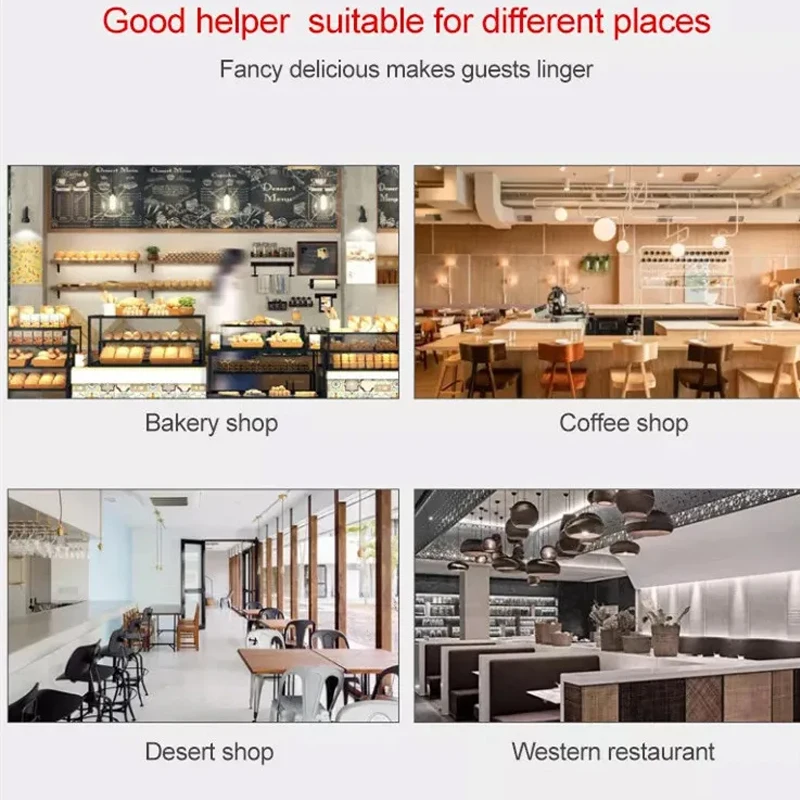 Коммерческая двухслойная печь для пиццы, машина для выпечки хлеба большой емкости, двухслойный двойной противень с печью с таймером